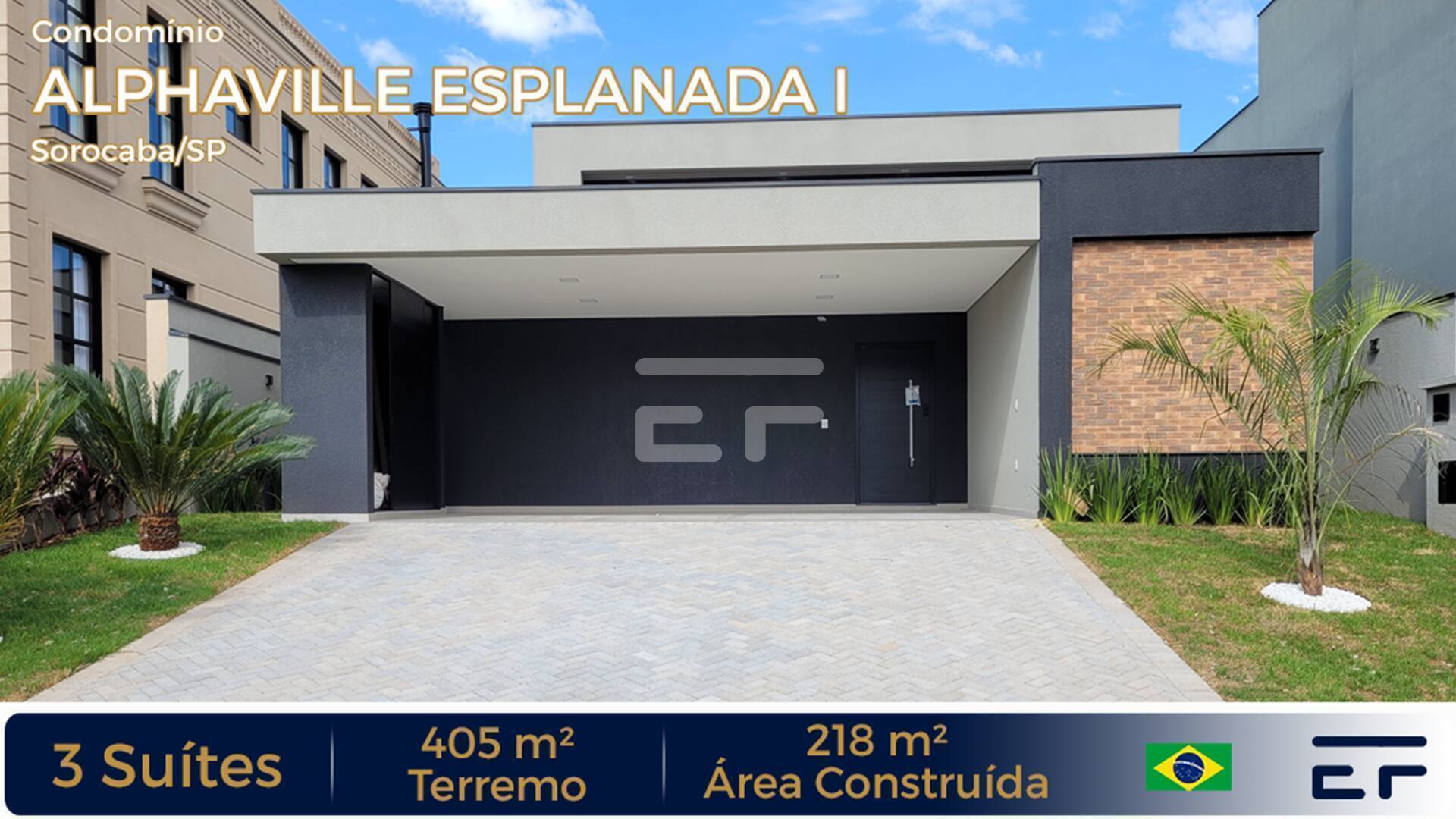 Casa Térrea 🏡 Sorocaba, SP 📍 225 m² Área construída 341 m² Área do t
